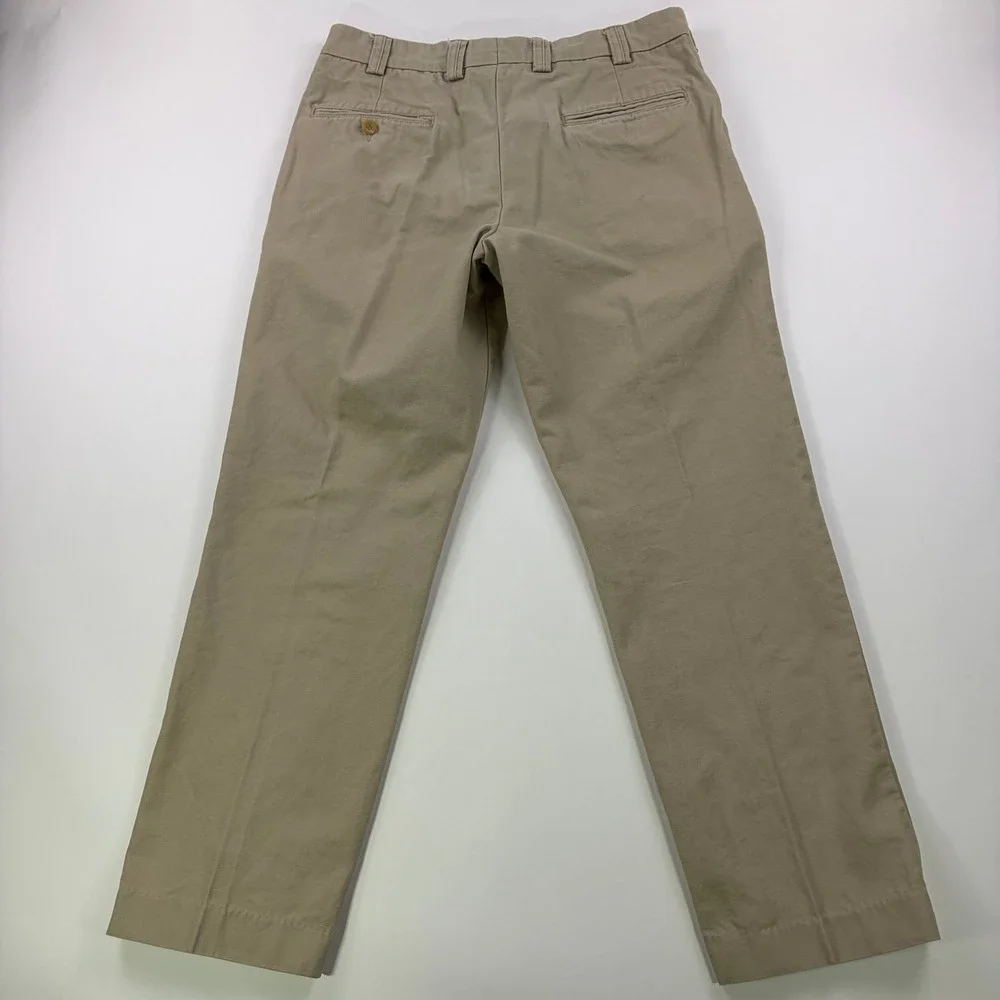 Bills Khakis M3 Slim Fit Chino Pants Mens 34 Khaki Tan Made in USA Cotton Twill